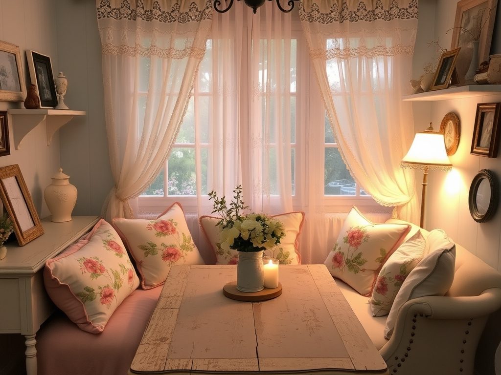 Styl shabby chic: jak wybrać kolory i dodatki tworzące przytulne wnętrze z duszą vintage