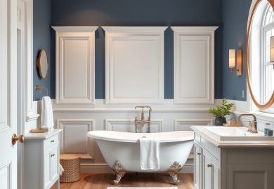 Styl modern classic w łazience: jak połączyć klasyczną elegancję z nowoczesną funkcjonalnością i przestrzenią