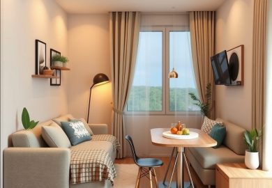 Planowanie wnętrza dla singla: jak połączyć funkcjonalność, styl i komfort na małej przestrzeni