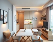 Planowanie wnętrza kawalerki od podstaw: jak funkcjonalnie podzielić przestrzeń i oszczędzić miejsce