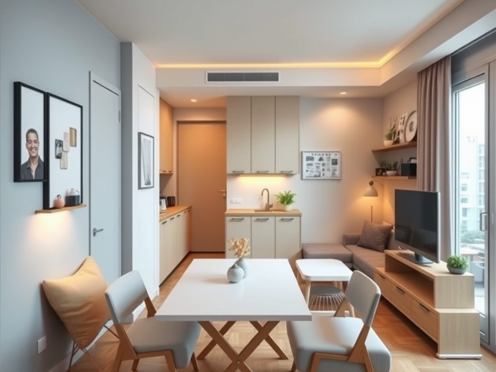 Planowanie wnętrza kawalerki od podstaw: jak funkcjonalnie podzielić przestrzeń i oszczędzić miejsce