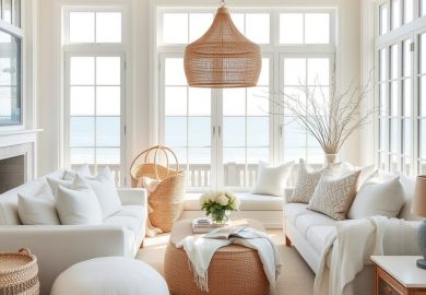 Styl Hampton w tekstyliach i dodatkach: jak stworzyć elegancką i przytulną przestrzeń z nadmorskim klimatem