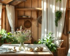 Styl cottagecore we wnętrzach: naturalna przytulność i sielska harmonia w praktyce