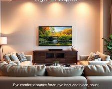 Optymalna odległość telewizora od kanapy – jak dobrać rozmiar i ustawienie dla komfortu i zdrowia oczu