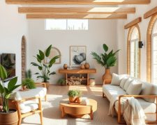 Styl śródziemnomorski w salonie: jak łączyć naturalność, światło i komfort aranżacji