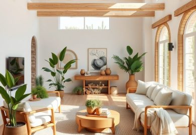 Styl śródziemnomorski w salonie: jak łączyć naturalność, światło i komfort aranżacji