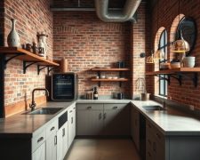 Kuchnia w stylu industrialnym: jak łączyć surowość z funkcjonalnością i przestrzenią