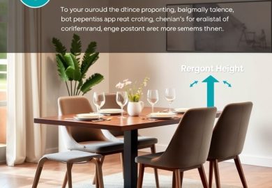 Jak dobrać wysokość stołu i krzeseł, by zapewnić wygodę i prawidłową postawę przy stole