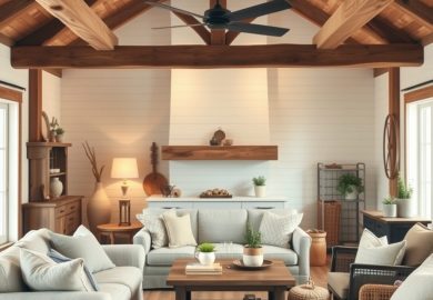 Styl farmhouse bez błędów: jak łączyć naturalność z funkcjonalnością wnętrz