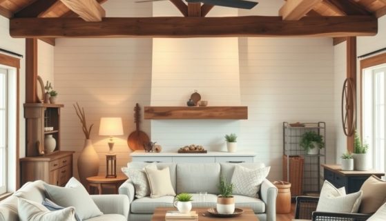 Styl farmhouse bez błędów: jak łączyć naturalność z funkcjonalnością wnętrz