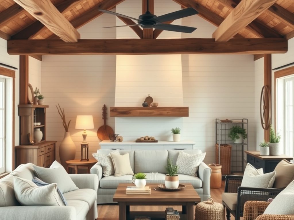 Styl farmhouse bez błędów: jak łączyć naturalność z funkcjonalnością wnętrz