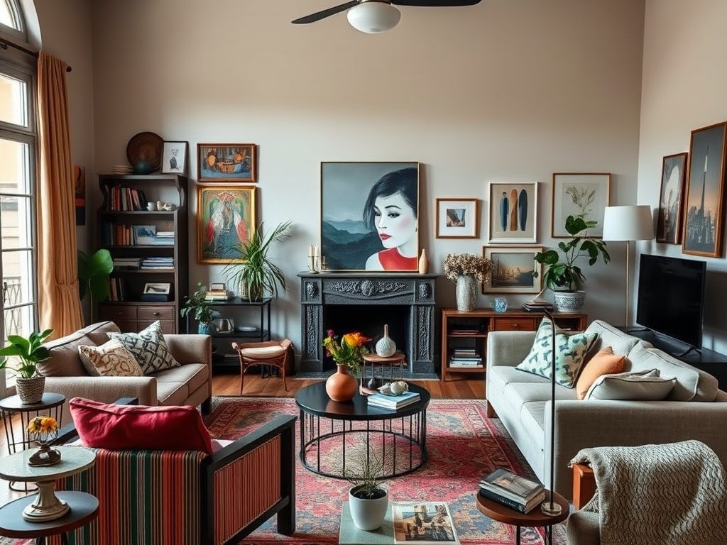 Styl eklektyczny we wnętrzach: jak łączyć różne style z wyczuciem i harmonią