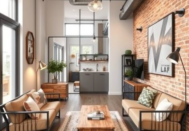 Styl industrialny w małym mieszkaniu: praktyczne triki na przestrzeń i funkcjonalność