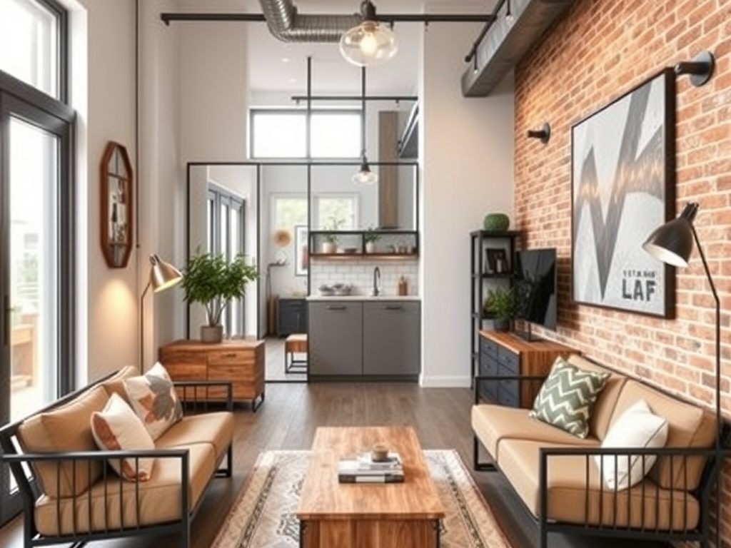 Styl industrialny w małym mieszkaniu: praktyczne triki na przestrzeń i funkcjonalność