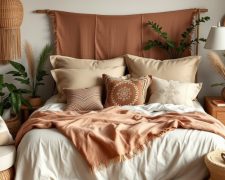 Styl boho w sypialni: jak łączyć naturalne materiały i wzory dla przytulnej atmosfery