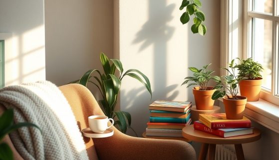 Kącik do czytania: jak urządzić komfortową i przytulną przestrzeń do relaksu z książką