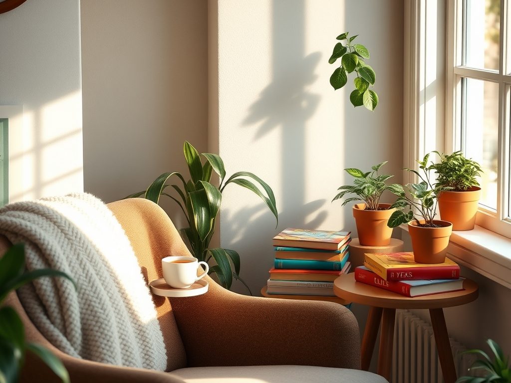 Kącik do czytania: jak urządzić komfortową i przytulną przestrzeń do relaksu z książką