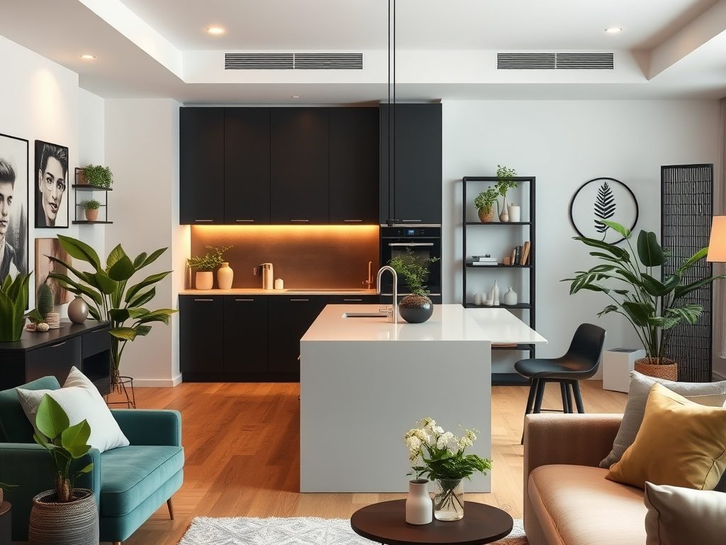 Jak efektywnie oddzielić kuchnię od salonu bez remontu — praktyczne sposoby i aranżacje
