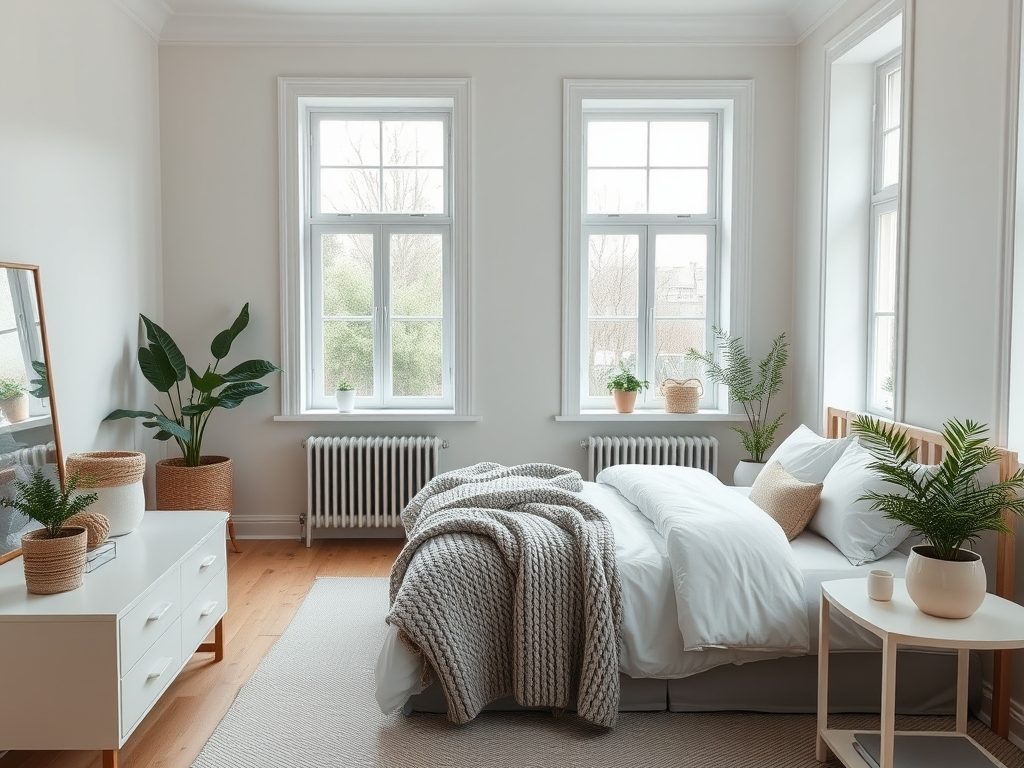 Jak urządzić sypialnię w stylu skandynawskim, by łączyła funkcjonalność z przytulnością