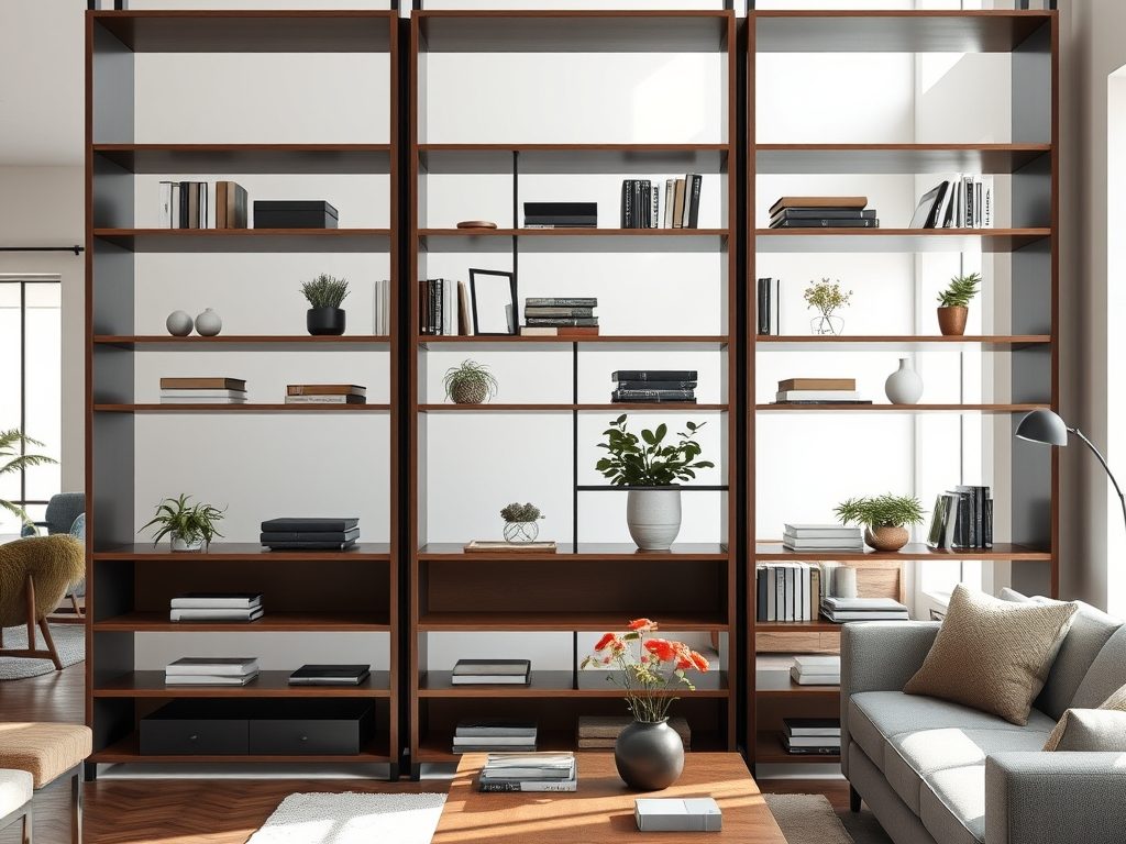 Regał jako ścianka działowa: jak wybrać i ustawić mebel, by funkcjonalnie podzielić wnętrze i zachować przestronność