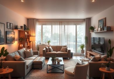 Układ funkcjonalny salonu: jak zaplanować przestrzeń dla wygody i ergonomii codziennego życia