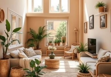 Styl śródziemnomorski w małym mieszkaniu: jak połączyć funkcjonalność z naturalną świeżością i przytulnością