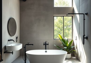 Łazienka w stylu loftowym: inspiracje i praktyczne rozwiązania dla surowej elegancji