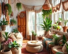 Styl boho w mieszkaniu: jak połączyć naturalność, kolory i eklektyczne dodatki tworząc przytulną przestrzeń