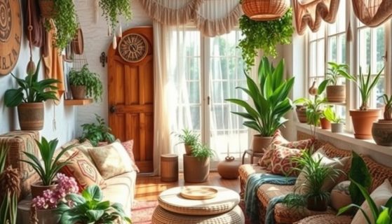 Styl boho w mieszkaniu: jak połączyć naturalność, kolory i eklektyczne dodatki tworząc przytulną przestrzeń