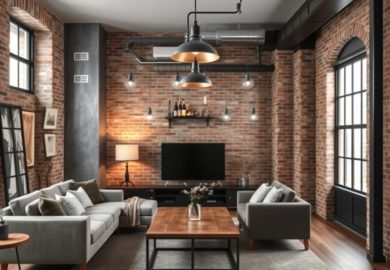 Styl industrialny: jak dobrać kolory i materiały, by podkreślić surowość i funkcjonalność wnętrza