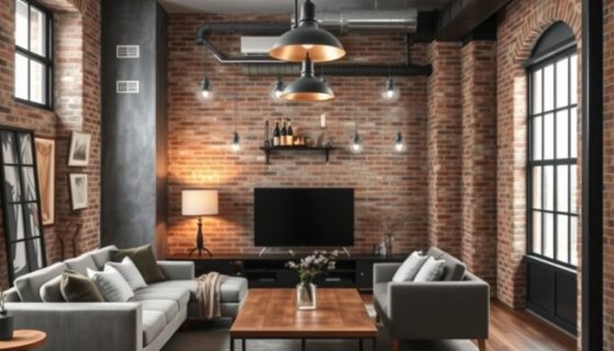 Styl industrialny: jak dobrać kolory i materiały, by podkreślić surowość i funkcjonalność wnętrza