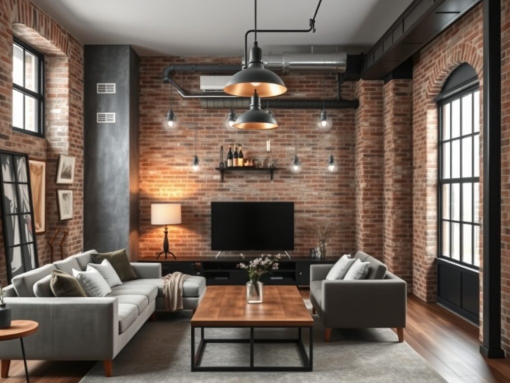 Styl industrialny: jak dobrać kolory i materiały, by podkreślić surowość i funkcjonalność wnętrza