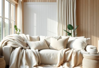Jak wybrać tekstylia do wnętrza w stylu skandynawskim, by połączyć wygodę z naturalną estetyką