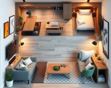 Planowanie wnętrza mieszkania 40 m² od zera: jak wydzielić strefy i maksymalnie wykorzystać przestrzeń