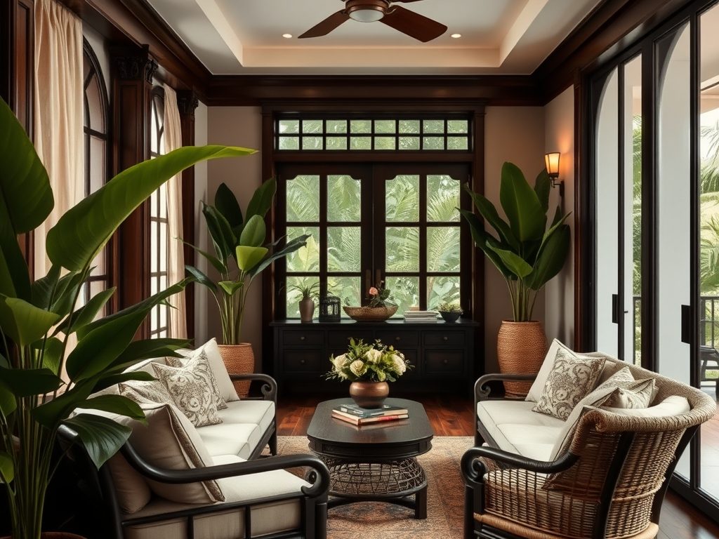 Styl kolonialny w praktyce: cechy, materiały i zasady aranżacji wnętrz z egzotycznym klimatem