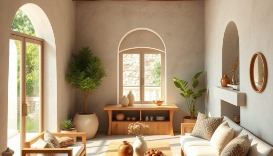 Styl śródziemnomorski: wybór naturalnych materiałów dla autentycznej i funkcjonalnej aranżacji