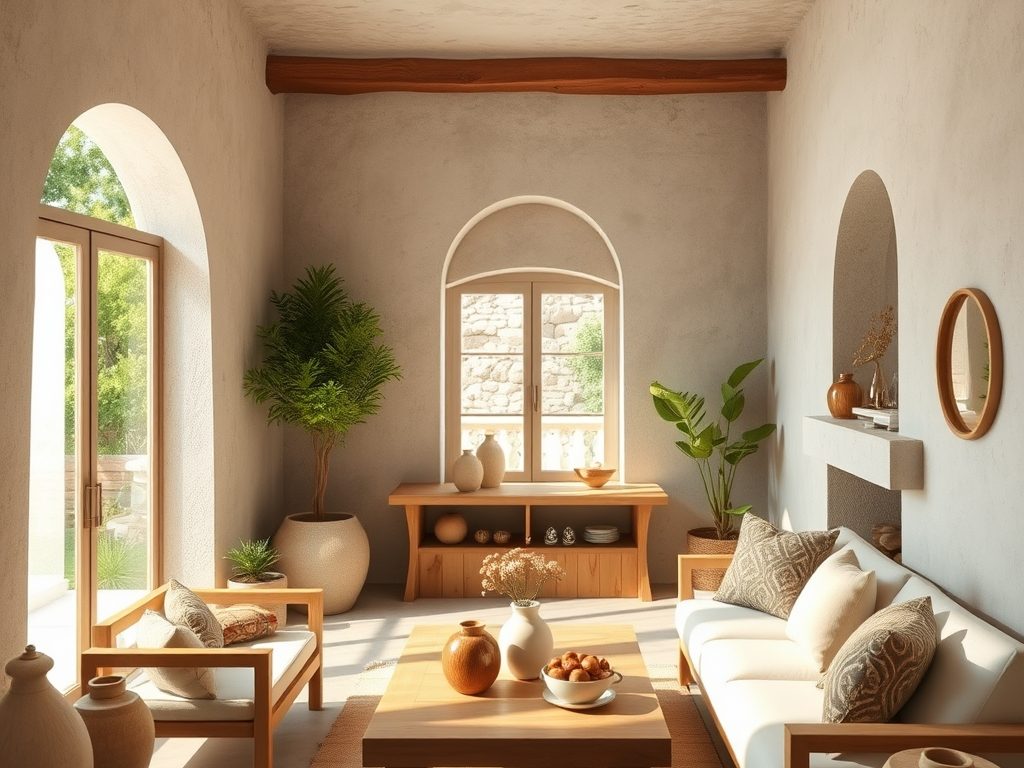 Styl śródziemnomorski: wybór naturalnych materiałów dla autentycznej i funkcjonalnej aranżacji