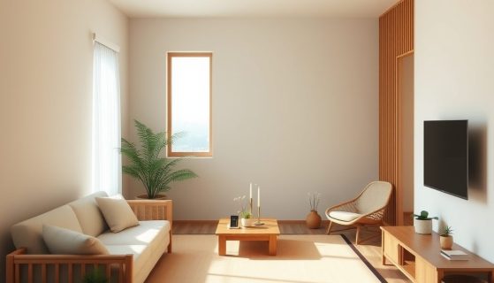 Styl japoński w salonie: jak stworzyć harmonijną przestrzeń pełną spokoju i naturalności