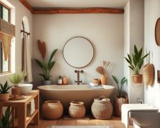 Jak urządzić łazienkę w stylu boho: naturalne materiały, kolory i praktyczne wskazówki aranżacyjne