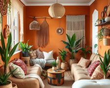 Kolory ścian w stylu boho: jak dobrać barwy dla harmonii i przytulności wnętrza