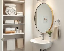 Ergonomia łazienki: jak zorganizować przechowywanie i ustawić lustro, by oszczędzać miejsce i czas użytkowania