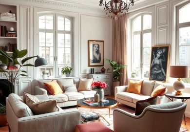 Styl paryski we wnętrzach: harmonia klasyki, eklektyzm i lekkość miejskiego szyku