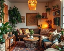 Styl boho w małym mieszkaniu: jak połączyć swobodę z funkcjonalnością i naturalnym klimatem