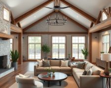 Styl modern farmhouse w aranżacji wnętrz: jak połączyć rustykalny urok z nowoczesnym komfortem