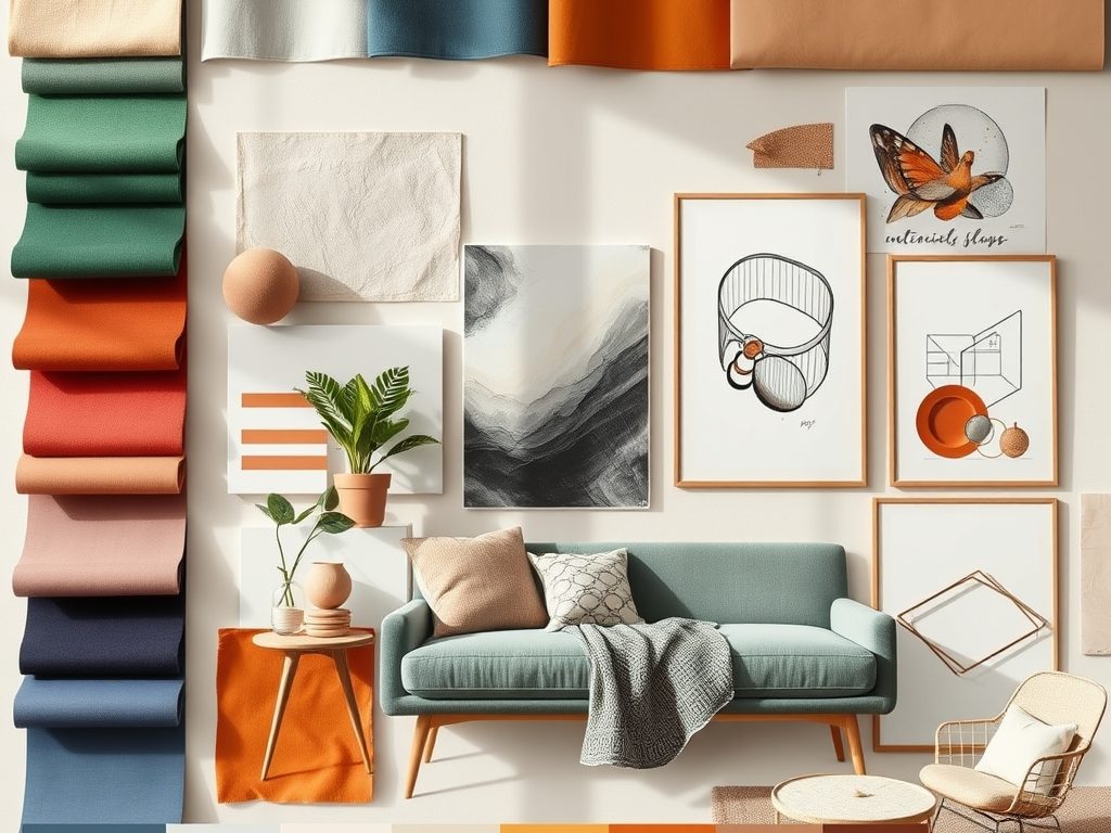 Moodboard wnętrza: jak stworzyć tablicę inspiracji łączącą styl i funkcjonalność krok po kroku