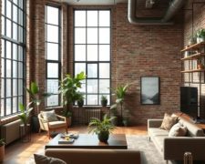 Styl loftowy w małym mieszkaniu: jak połączyć surowość z funkcjonalnością i przestronnością