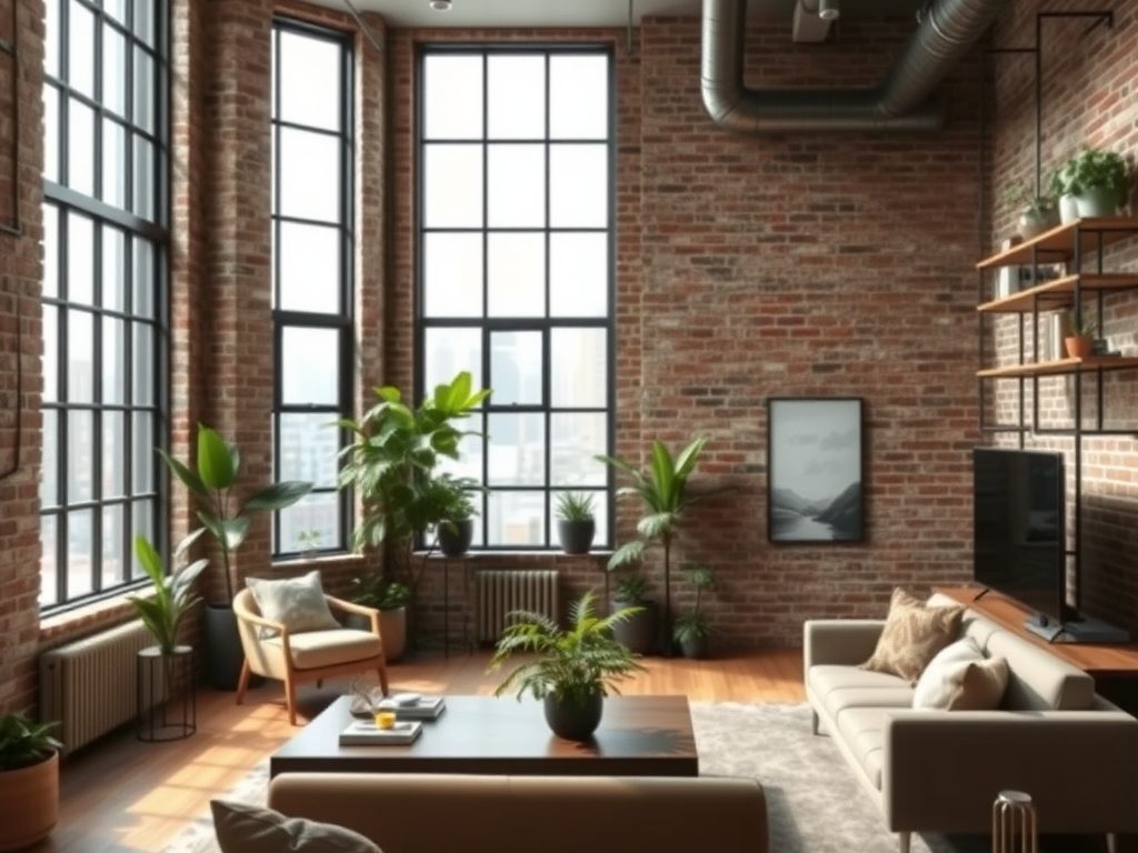 Styl loftowy w małym mieszkaniu: jak połączyć surowość z funkcjonalnością i przestronnością