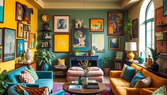 Styl eklektyczny i kolory: jak łączyć barwy, by stworzyć spójną i oryginalną przestrzeń