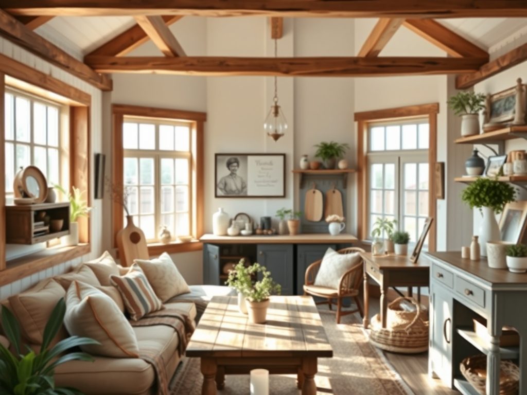 Styl farmhouse w praktyce: kluczowe cechy i zasady aranżacji przytulnych wnętrz