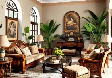 Styl kolonialny we wnętrzach: jak łączyć egzotykę, masywne meble i naturalne materiały dla harmonii i komfortu